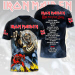 Iron Maiden 2026 World Tour 3D Apparel – HOATT16402