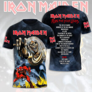 Iron Maiden 2026 World Tour 3D Apparel - HOATT16402