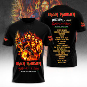 Iron Maiden Tour 2026 3D Apparel - TANTN21274