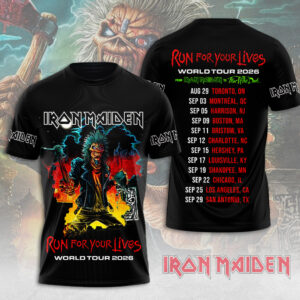 Iron Maiden World Tour 2026 3D Apparel - MAITM14892