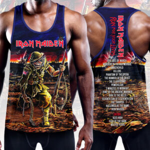 Iron Maiden Y-Back Muscle Tank Top - HOATT16398