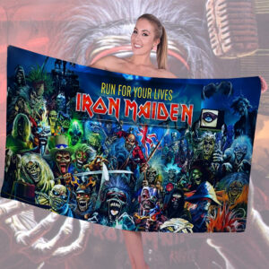 Iron Maiden Rectangle Beach Towel - TMTHU4038