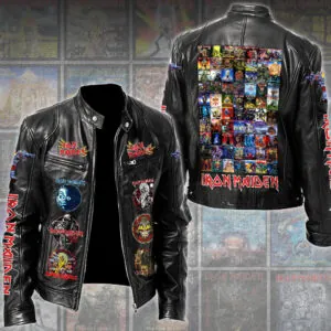 Iron Maiden Motorcycle Leather Jacket - TMTHU4037