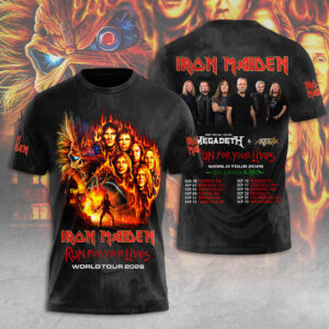Iron Maiden Tour 2026 3D Apparel - TANTN21217