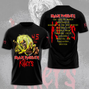 Iron Maiden x Killers 45th Anniversary 2026 3D Apparel - TANTN21037