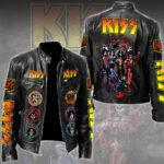 KISS Motorcycle Leather Jacket – TMTHU3847