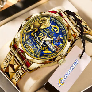 Los Angeles Rams 90th Anniversary Alloy Luxury Quartz Watch - TMTHU3542