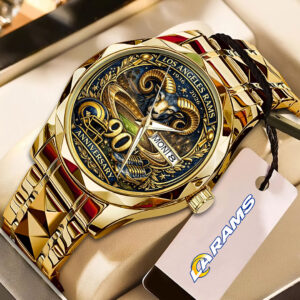Los Angeles Rams 90th Anniversary Alloy Luxury Quartz Watch - TMTHU3544