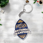 Montana State Bobcats Football 2025 National Champions Custom Shape 1-sided Keychain – MAITM14740