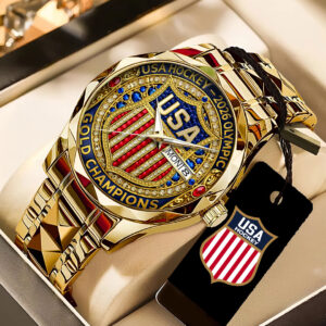 USA Men’s Hockey 2026 Winter Olympics Gold Medal Alloy Luxury Quartz Watch - TANTN21166