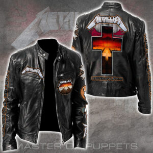 Metallica Motorcycle Leather Jacket - GNE4934