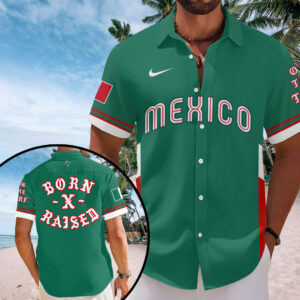 Mexico Baseball 2026 Short Sleeve Button-Down Shirt – TANTN21287