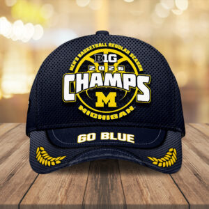Michigan Wolverines Men's Basketball 2026 Big Ten Champions Classic Cap - MAITM14905