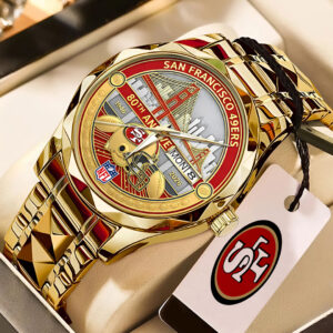 San Francisco 49ers 80th Anniversary Alloy Luxury Quartz Watch - NGHIAVT9625