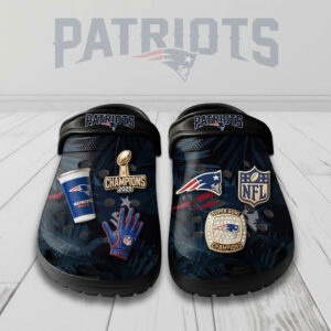 New England Patriots Custom Clogs -  NGHIAVT9644