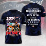 New England Patriots Super Bowl LX 3D Apparel – MAITM14722