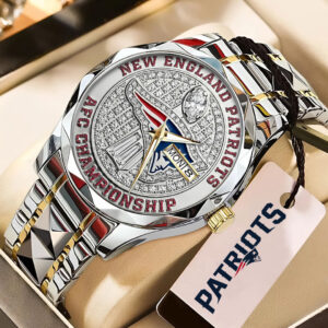 New England Patriots Alloy Luxury Quartz Watch - TMTHU3771
