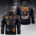 Ozzy Osbourne 2D Leather Yellow Fleece Jacket – HOATT16114
