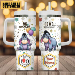 Personalized Winnie-the-Pooh x Eeyore 100th Anniversary 40oz Stanley Tumbler - TMTHU3778
