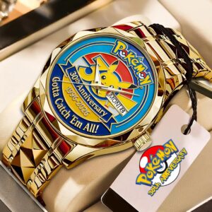 Pokemon 30th Anniversary Alloy Luxury Quartz Watch - HOATT16066