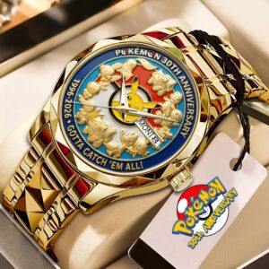 Pokemon 30th Anniversary Alloy Luxury Quartz Watch - HOATT16063