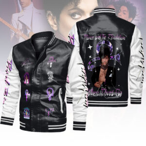 Prince Leather Bomber Jacket - HOATT16123