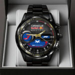 Red Bull Racing x Max Verstappen Black Stainless Steel Watch – GNE5223