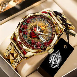 Sacred Heart of Jesus Alloy Luxury Quartz Watch - TANTN21226