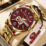 San Francisco 49ers 80th Anniverasry Alloy Luxury Quartz Watch – TMTHU3896