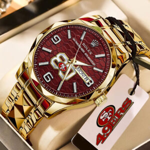San Francisco 49ers 80th Anniverasry Alloy Luxury Quartz Watch - TMTHU3896