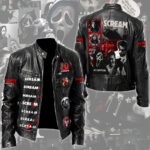 Scream 30th Anniversary Motorcycle Leather Jacket – TMTHU4113