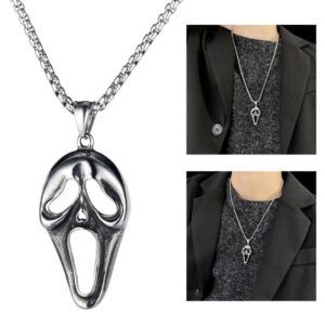 Scream Ghostface Pendant Necklace - MAITMDROP134