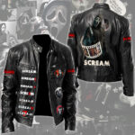 Scream Motorcycle Leather Jacket – TMTHU4018