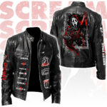 Scream Motorcycle Leather Jacket – TANTN20955