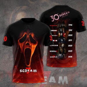Scream 30th Anniversary 3D Apparel - GNE5018