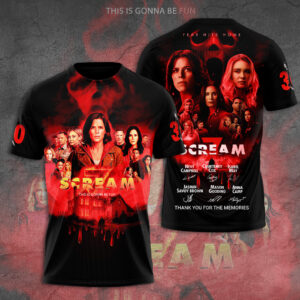 Scream 30th Anniversary 3D Apparel - GNE5020