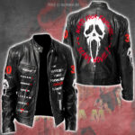 Scream 30th Anniversary Motorcycle Leather Jacket – GNE5036