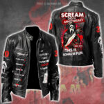 Scream 30th Anniversary Motorcycle Leather Jacket – GNE5037
