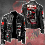 Scream 30th Anniversary Motorcycle Leather Jacket – GNE5038