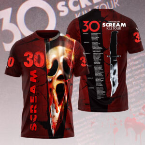 Scream 30th Anniversary 3D Apparel - GNE5245