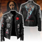 Scream Motorcycle Leather Jacket – HOATT16262