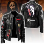 Scream Motorcycle Leather Jacket – HOATT16272