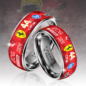 Scuderia Ferrari Las Vegas x Lewis Hamilton Custom Alloy Ring - GNE5219
