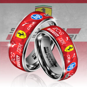 Scuderia Ferrari Las Vegas Custom Alloy Ring - GNE5218