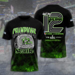 Seattle Seahawks 2025 Super Bowl LX Champions 3D Apparel – GNE5186