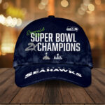Seattle Seahawks 2025 Super Bowl LX Champions Classic Cap – GNE5173