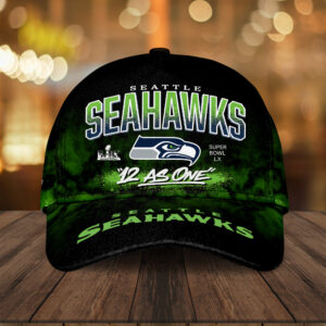 Seattle Seahawks 2025 Super Bowl LX Champions Classic Cap – GNE5187