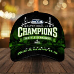 Seattle Seahawks 2025 Super Bowl LX Champions Classic Cap – GNE5188