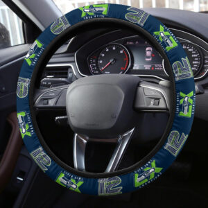 Seattle Seahawks 2025 Super Bowl LX Champions Steering Wheel Cover - HOATT16239