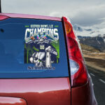 Seattle Seahawks 2025 Super Bowl LX Champions 3D Car Sticker – TANTN21143